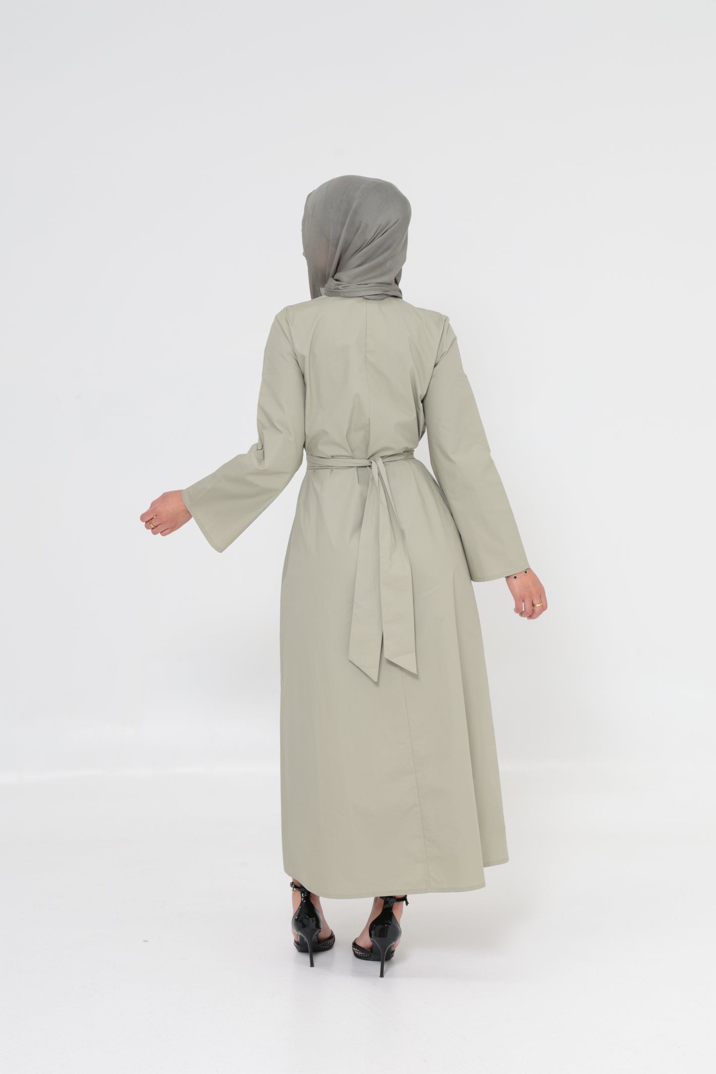 BUTTON UP SHIRT DRESS